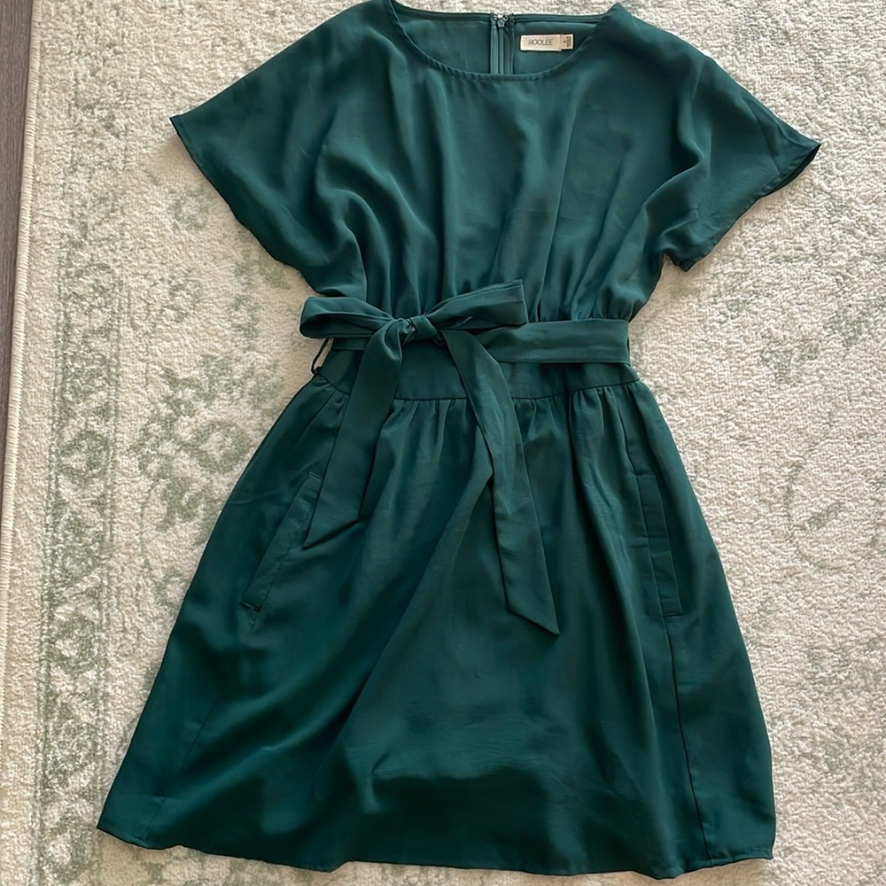 Roolee Semi Formal Teal Green Dress